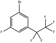 1-bromo-3-fluoro-5-(1,1,2,2,2-pentafluoroethyl)benzene