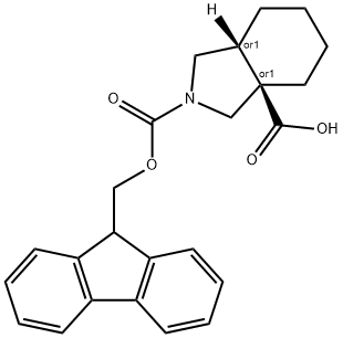 RAC-(3AR,7AR)-2-{[(9H-FLUOREN-9-YL)METHOXY]CARBONYL}-OCTAHYDRO-1H-ISOINDOLE-3A-CARBOXYLIC ACID