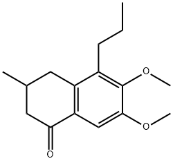 6,7-dimethoxy-3-methyl-5-propyl-3,4-dihydronaphthalen-1(2H)-one