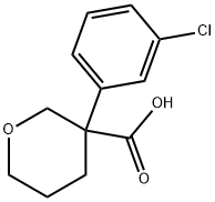 2H-Pyran-3-carboxylic acid, 3-(3-chlorophenyl)tetrahydro-
