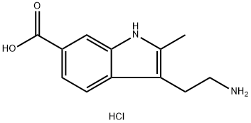 3-(2-Aminoethyl)-2-methyl-1H-indole-6-carboxylic acid HCl