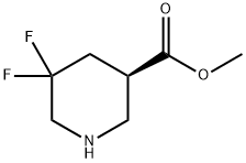 3-Piperidinecarboxylic acid, 5,5-difluoro-, methyl ester, (3R)-