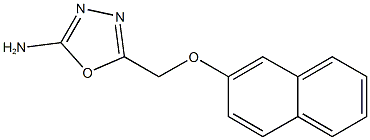5-[(2-NAPHTHYLOXY)METHYL]-1,3,4-OXADIAZOL-2-AMINE