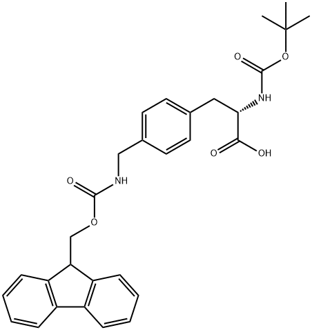 N-BOC-DL-4-氨甲基(FMOC)苯丙氨酸