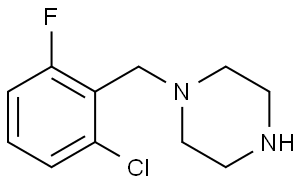 1-[(2-bromo-6-fluorophenyl)methyl]piperazine
