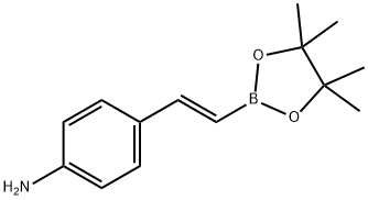 (E)-4-(2-(4,4,5,5-四甲基-1,3,2-二氧硼杂环戊烷-2-基)乙烯基)苯胺