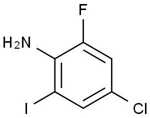 4- chloro- 2- fluoro- 6- iodo-Benzenamine