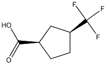 cis-3-(trifluoromethyl)cyclopentane-1-carboxylic acid
