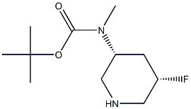 tert-butyl ((3R,5S)-5-fluoropiperidin-3-yl)(methyl)carbamate