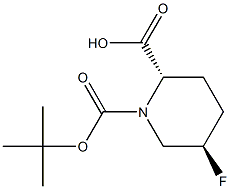 trans-1-[(tert-butoxy)carbonyl]-5-fluoropiperidine-2-carboxylic acid