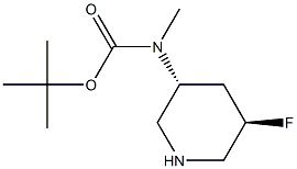 tert-butyl ((3S,5S)-5-fluoropiperidin-3-yl)(methyl)carbamate