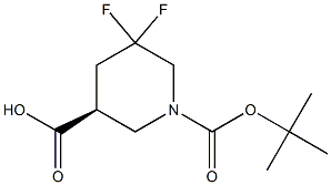 (S)-1-(tert-butoxycarbonyl)-5,5-difluoropiperidine-3-carboxylic acid