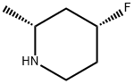 Piperidine, 4-fluoro-2-methyl-, (2R,4R)-
