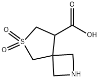 6,6-dioxo-6lambda6-thia-2-azaspiro[3.4]octane-8-carboxylic acid hydrochloride