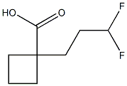 1-(3,3-difluoropropyl)cyclobutane-1-carboxylic acid