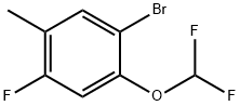 1-Bromo-2-(difluoromethoxy)-4-fluoro-5-methylbenzene