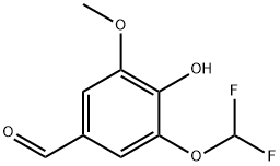 3-(difluoromethoxy)-4-hydroxy-5-methoxybenzald ehyde