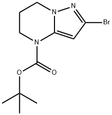 Pyrazolo[1,5-a]pyrimidine-4(5H)-carboxylic acid, 2-bromo-6,7-dihydro-, 1,1-dimethylethyl ester