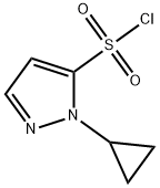 1-cyclopropyl-1H-pyrazole-5-sulfonyl chloride
