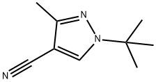 1H-Pyrazole-4-carbonitrile, 1-(1,1-dimethylethyl)-3-methyl-