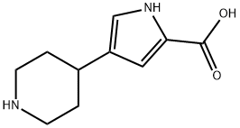 1H-Pyrrole-2-carboxylic acid, 4-(4-piperidinyl)-