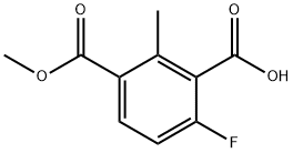 6-fluoro-3-(methoxycarbonyl)-2-methylbenzoic acid