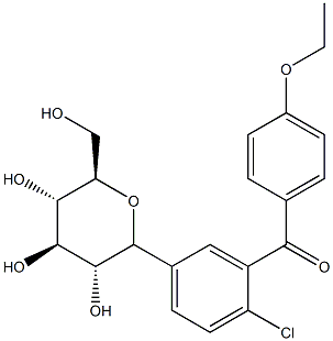 Methanone, (2-chloro-5-β-D-glucopyranosylphenyl)(4-ethoxyphenyl)-