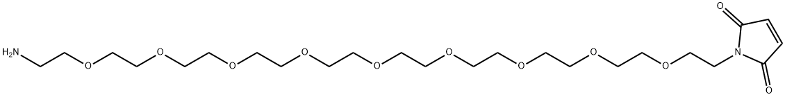 Mal-PEG9-amine TFA salt