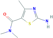 2-氨基-N,N,4-三甲基-1,3-噻唑-5-甲酰胺