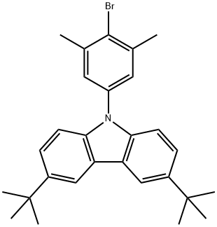 9-(4-Bromo-3,5-dimethyl-phenyl)-3,6-di-tert-butyl-9H-carbazole