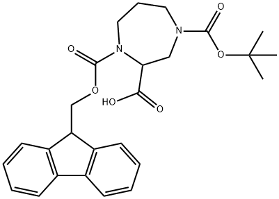 4-[(tert-butoxy)carbonyl]-1-{[(9H-fluoren-9-yl)met hoxy]carbonyl}-1,4-diazepane-2-carboxylic acid
