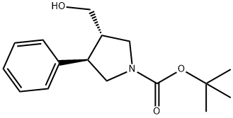 1-Pyrrolidinecarboxylic acid, 3-(hydroxymethyl)-4-phenyl-, 1,1-dimethylethyl ester, (3s,4r)-