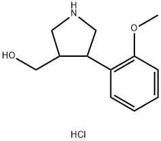 (4-(2-Methoxyphenyl)pyrrolidin-3-yl)methanol hydrochloride