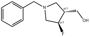 rac-[(3R,4R)-1-benzyl-4-fluoropyrrolidin-3-yl]methanol, trans