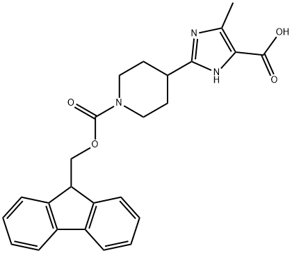 2-(1-{[(9H-fluoren-9-yl)methoxy]carbonyl}piperidin-4-yl)-4-methyl-1H-imidazole-5-carboxylic acid