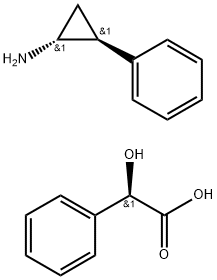 Benzeneacetic acid, α-hydroxy-, (αR)-, compd. with (1R,2S)-2-phenylcyclopropanamine (1:1)