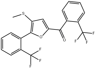 2-邻三氟甲基苯基-5-邻三氟甲基苯甲酰基-3-甲硫基呋喃