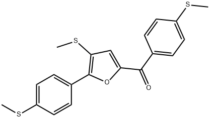 2-对甲硫苯基-5-对甲硫苯甲酰基-3-甲硫基呋喃