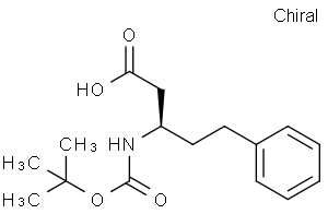 (R)-N-叔丁氧羰基-3-氨基-5-苯基戊酸