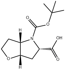 (3aS,5S,6aS)-4-(叔丁氧基羰基)六氢2H-呋喃并[3,2-b]吡咯-5-羧酸