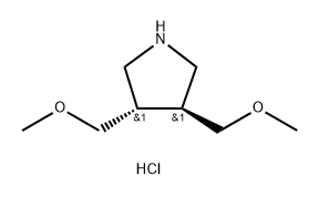 rac-(3R,4R)-3,4-bis(methoxymethyl)pyrrolidine hydrochloride, trans
