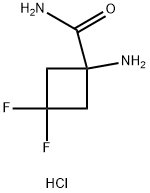 1-amino-3,3-difluoro-cyclobutanecarboxamide hydrochloride
