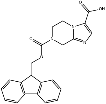 7-{[(9H-fluoren-9-yl)methoxy]carbonyl}-5H,6H,7H,8H-imidazo[1,2-a]pyrazine-3-carboxylic acid