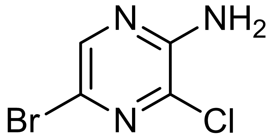 5-溴-3-氯吡嗪-2-胺