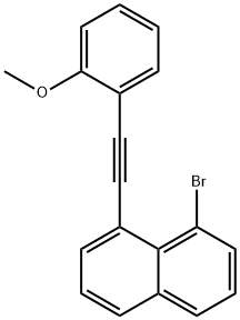 Naphthalene, 1-bromo-8-[2-(2-methoxyphenyl)ethynyl]-