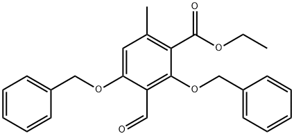 ethyl 2,4-dibenzyloxy-3-formyl-6-methylbenzoate
