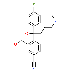 4-[(1R)-4-(Dimethylamino)-1-(4-fluorophenyl)-1-hydroxybutyl]-3-(hydroxymethyl)benzonitrile