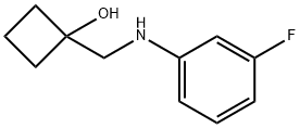 1-{[(3-fluorophenyl)amino]methyl}cyclobutan-1-ol