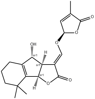 2H-Indeno[1,2-b]furan-2-one, 3-[[[(2R)-2,5-dihydro-4-methyl-5-oxo-2-furanyl]oxy]methylene]-3,3a,4,5,6,7,8,8b-octahydro-4-hydroxy-8,8-dimethyl-, (3E,3aR,4R,8bR)-rel-
