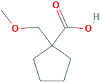Cyclopentanecarboxylic acid, 1-(methoxymethyl)- (9CI)